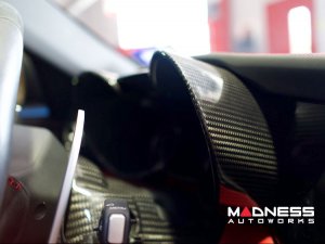 Alfa Romeo Giulia Instrument Cluster Cover - Carbon Fiber - Quadrifoglio Model